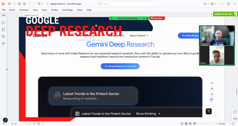 Belajar Google Deep Search Bersama Mahasiswa TJI