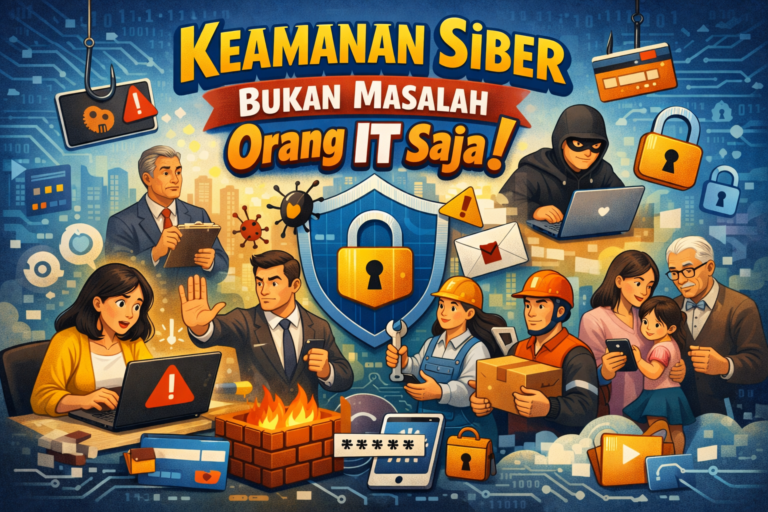 Keamanan Siber Bukan Masalah Orang IT Saja