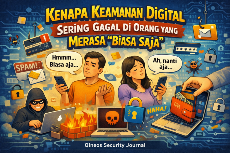 Kenapa Keamanan Digital Sering Gagal di Orang yang Merasa “Biasa Saja”